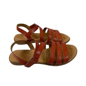 BOC Born Concept Orange Strappy Sandals Size 10.5